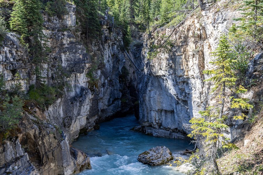 Marble Canyon в национальном парке Кутеней, Британская Колумбия