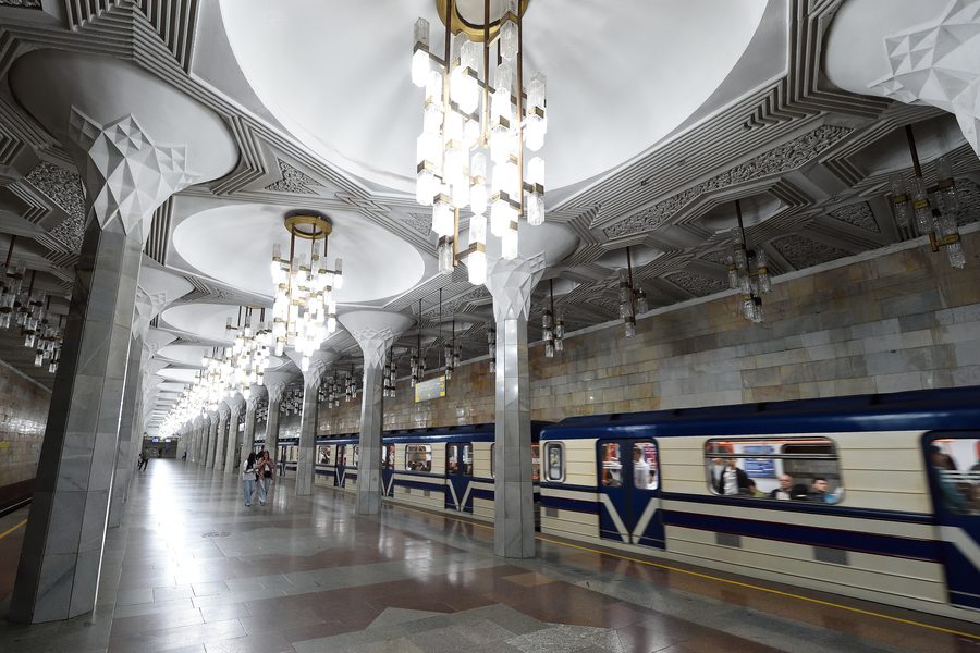 Станция Mustaqillik Maydoni Ташкентского метрополитена