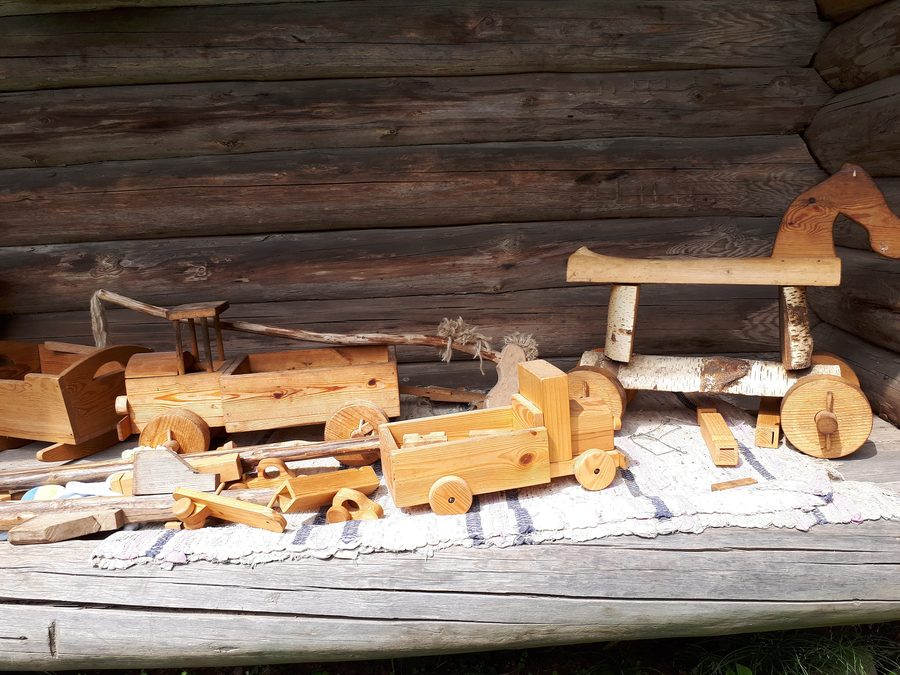 Традиционные игрушки в Сето-музее в Вярске
