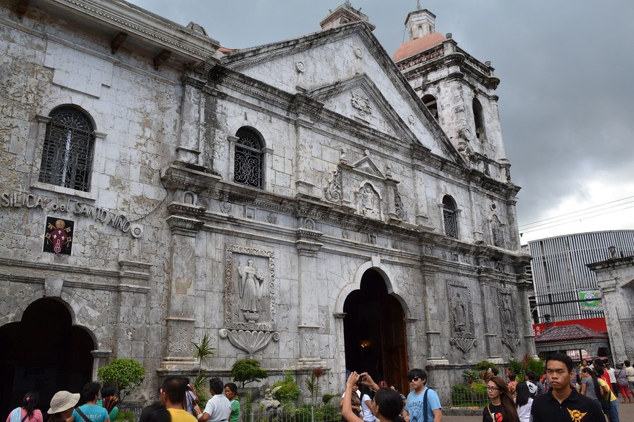 Внешний вид Basilica Santo Niño в Cebu City на Филиппинах