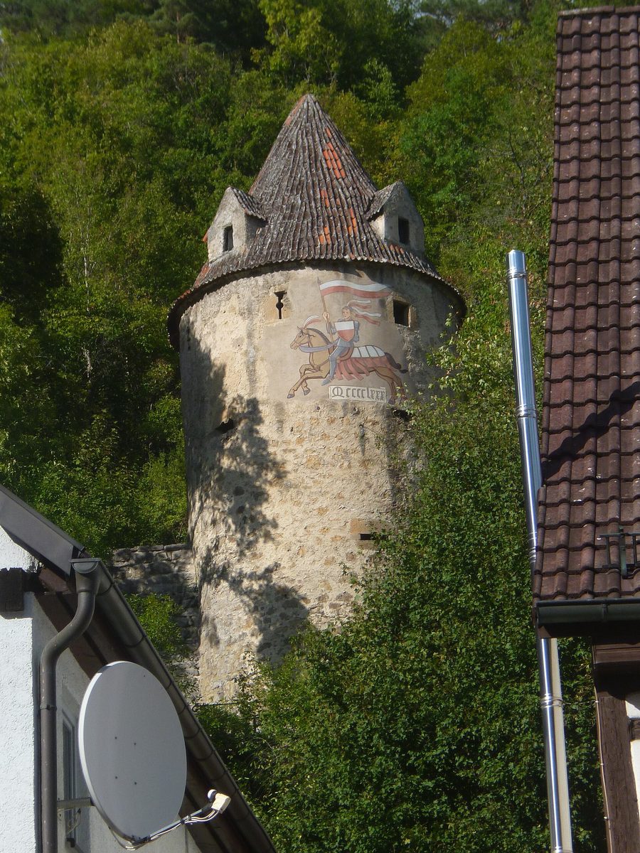 Сторожевая башня на Ringmauerweg в Хорбе-на-Неккаре