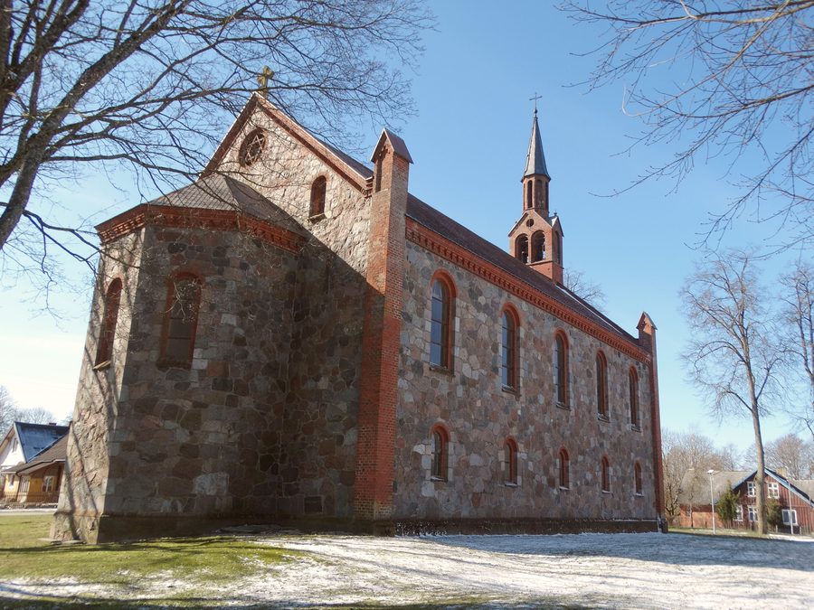 Лютеранская церковь в Довилай, Клайпедский район, Литва