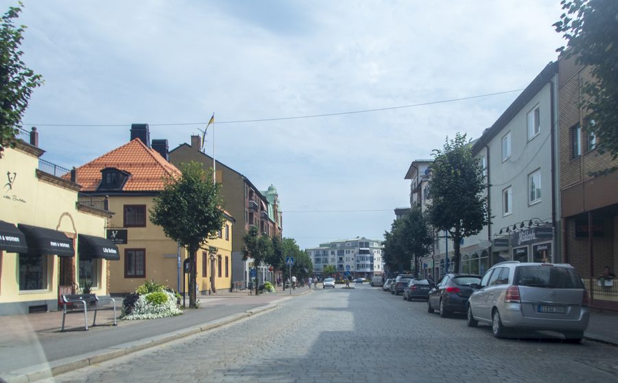 Улица Сторгатан в Ветланде, Швеция