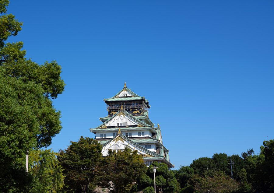 Osaka Castle в префектуре Осака