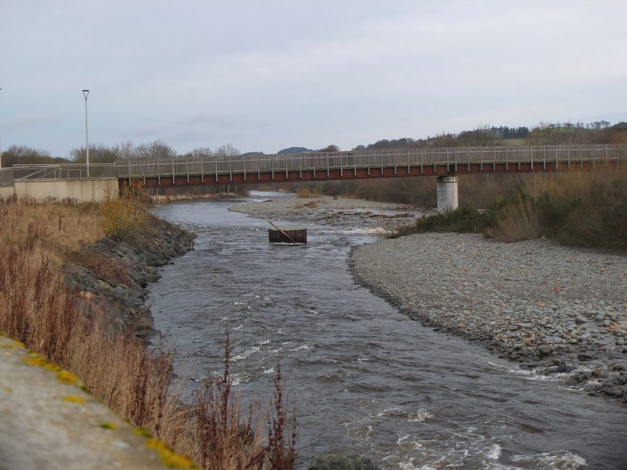 Footbridge over the Ettrick Water in Selkirk