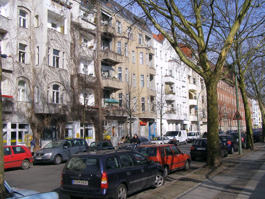 Бергманнштрассе в Берлине-Кройцберге