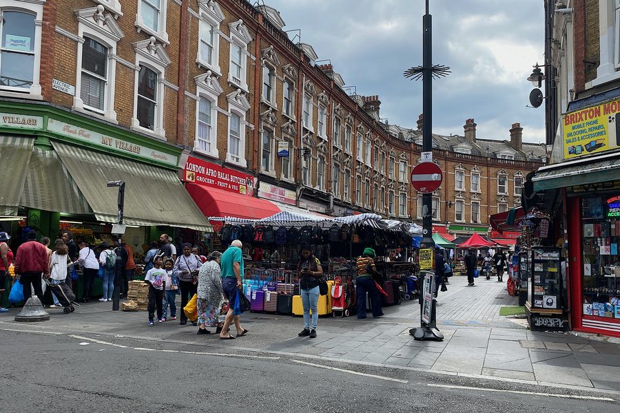 Brixton Market на Electric Avenue в Брикстоне