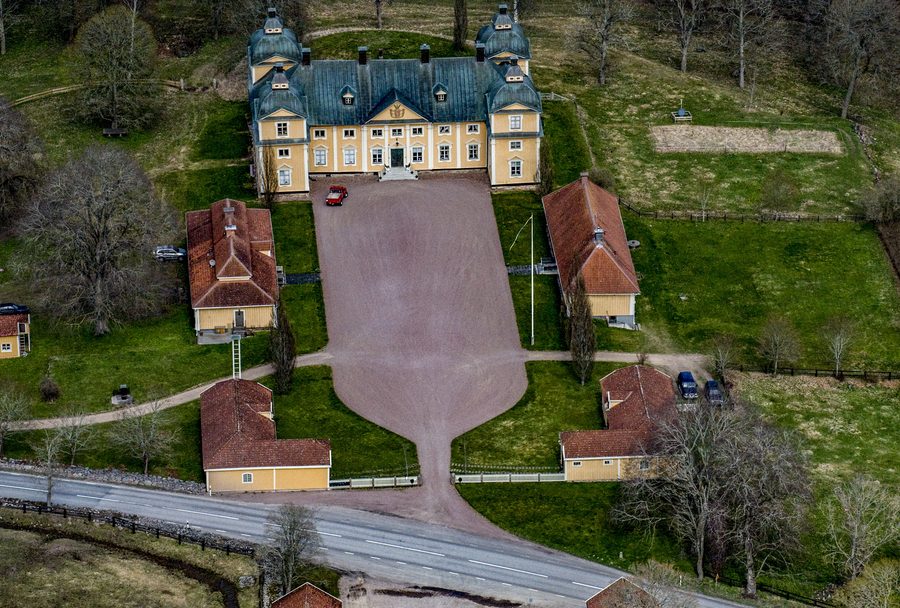 Gripenberg Castle, исторический деревянный замок рядом с Сэбю