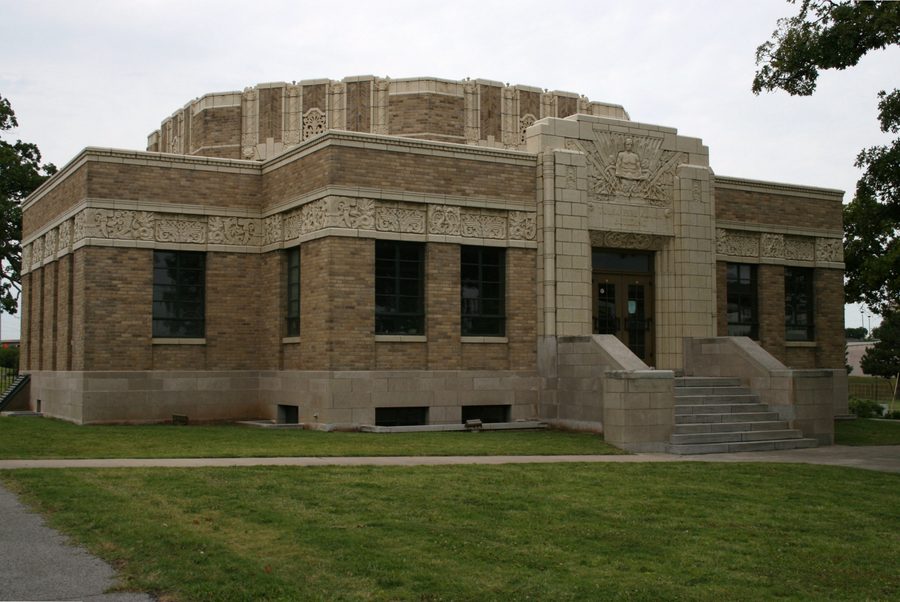 Здание Tulsa Fire Alarm Building, здание в стиле ар-деко в Талсе, Оклахома