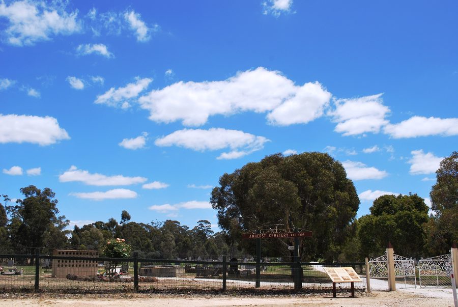 Кладбище в Amherst, Victoria, Австралия