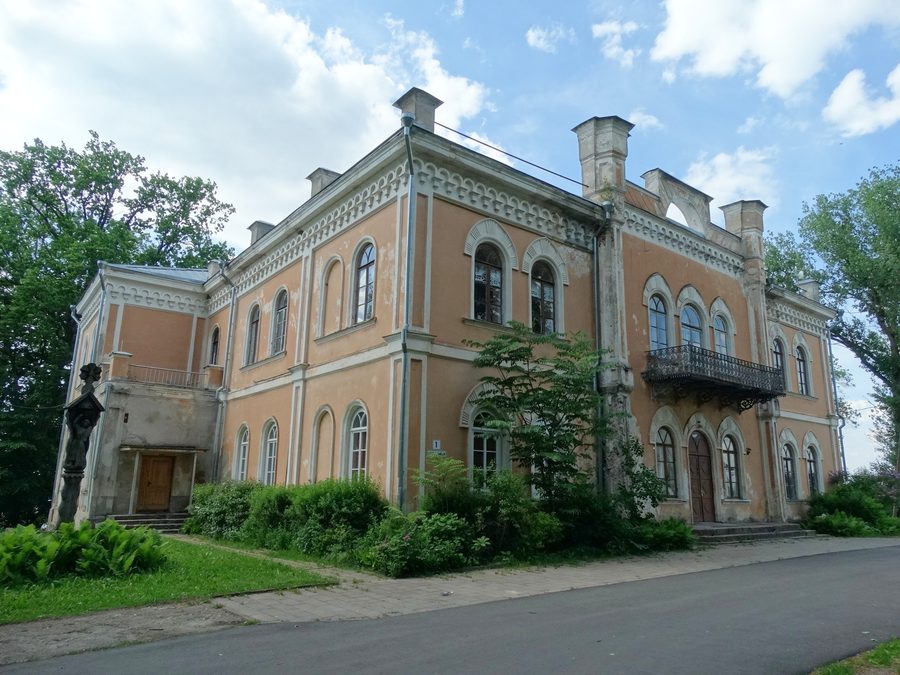 Историческая усадьба Glitiškės в районе Вильнюса в Литве