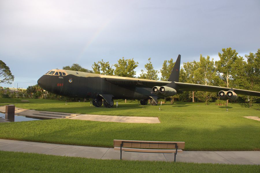 Бомбардировщик B-52 „Challenger“ в мемориальном парке B-52