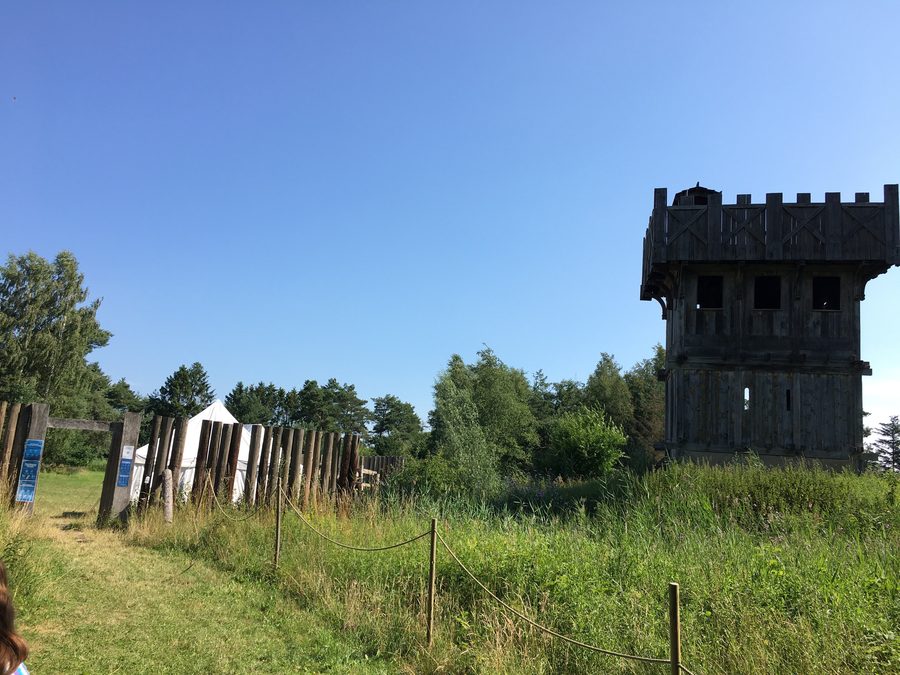 Башня и вход у Ulvsborg Historisk Værksted