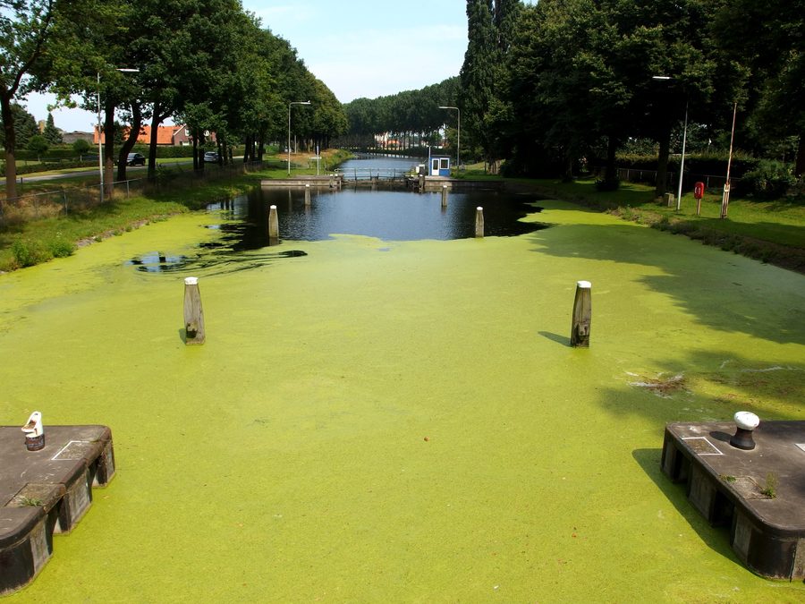Шлюз канала Hulsen в Zuid-Willemsvaart в Нёдервейрте