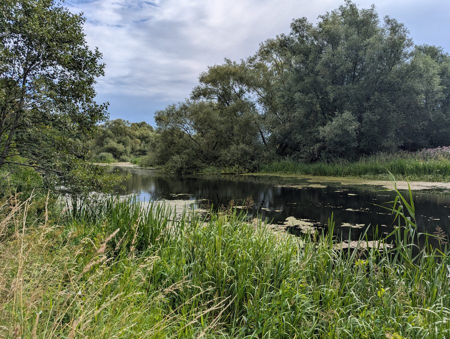 Kävlingeån в Kävlinge, Швеция